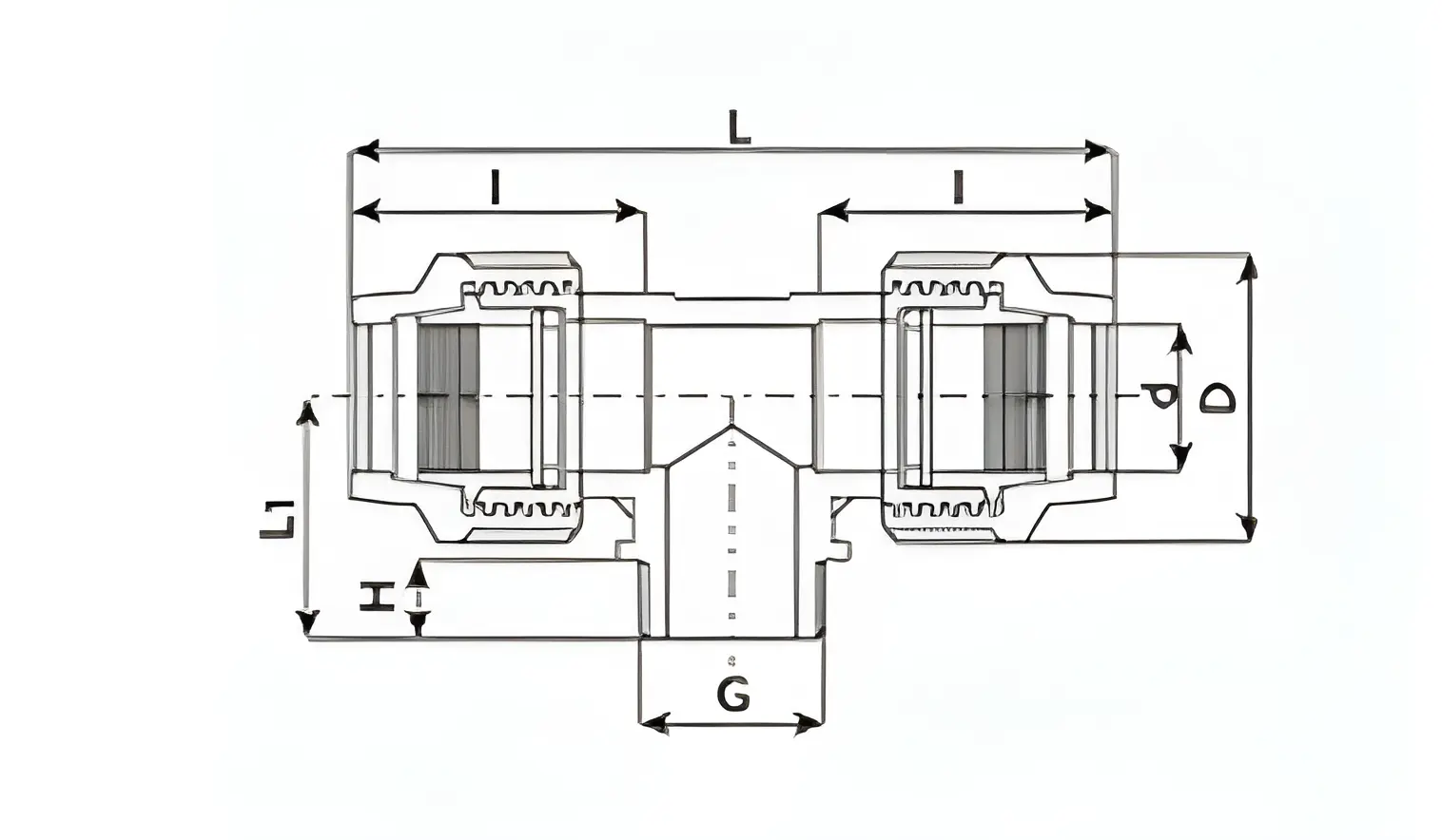 Polyprpylene Compression 90 Degree Female Threaded Tee Map
